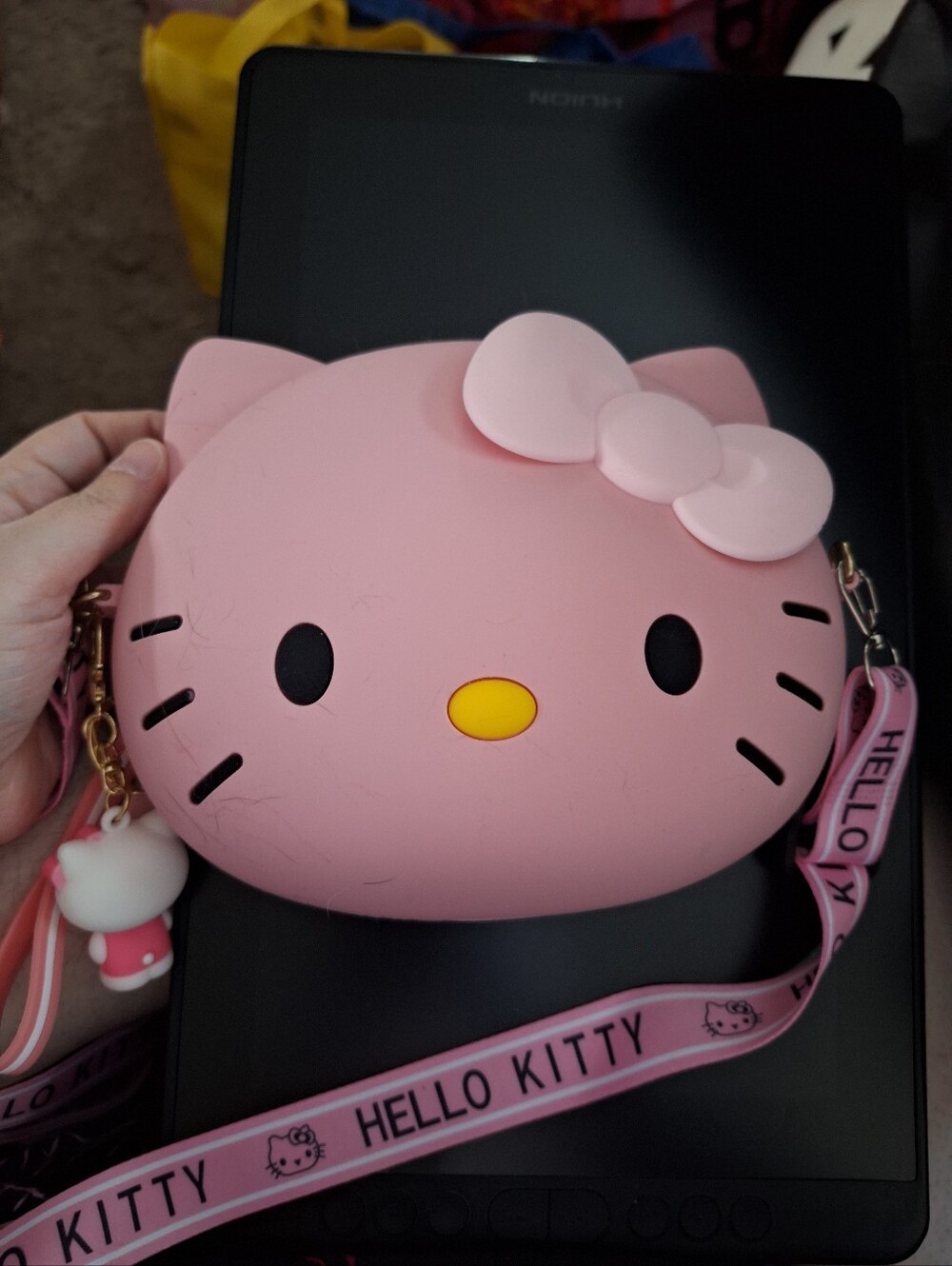 Hello Kitty Pink Crossbody Bag With Charm